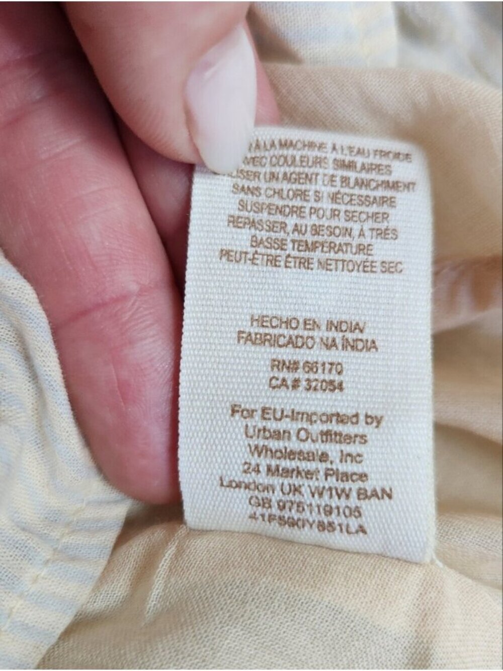Free People 100% Cotton Cream Dress Size XS Fits Small - Medium Oversized Drapey - Picture 11 of 13